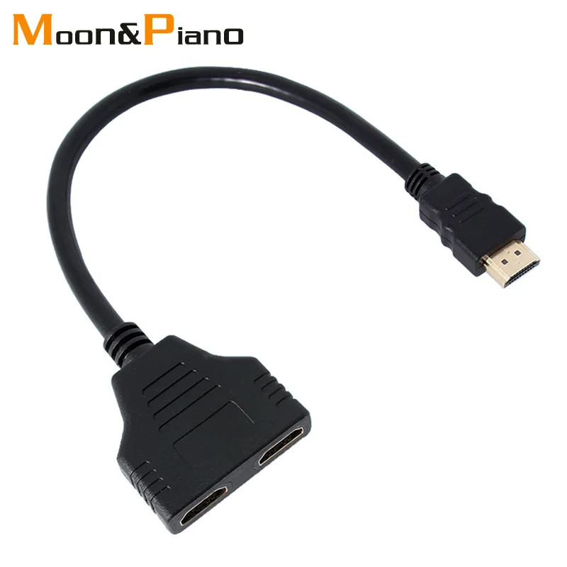HDMI-compatible Cable Splitter 1 In 2 Out Converter Video Cable HDMI-compatible Male To Male 0.3m Projector TV Cable
HDMI-compatible Cable Splitter 1 In 2 Out Converter Video Cable HDMI-compatible Male To Male 0.3m Projector TV Cable