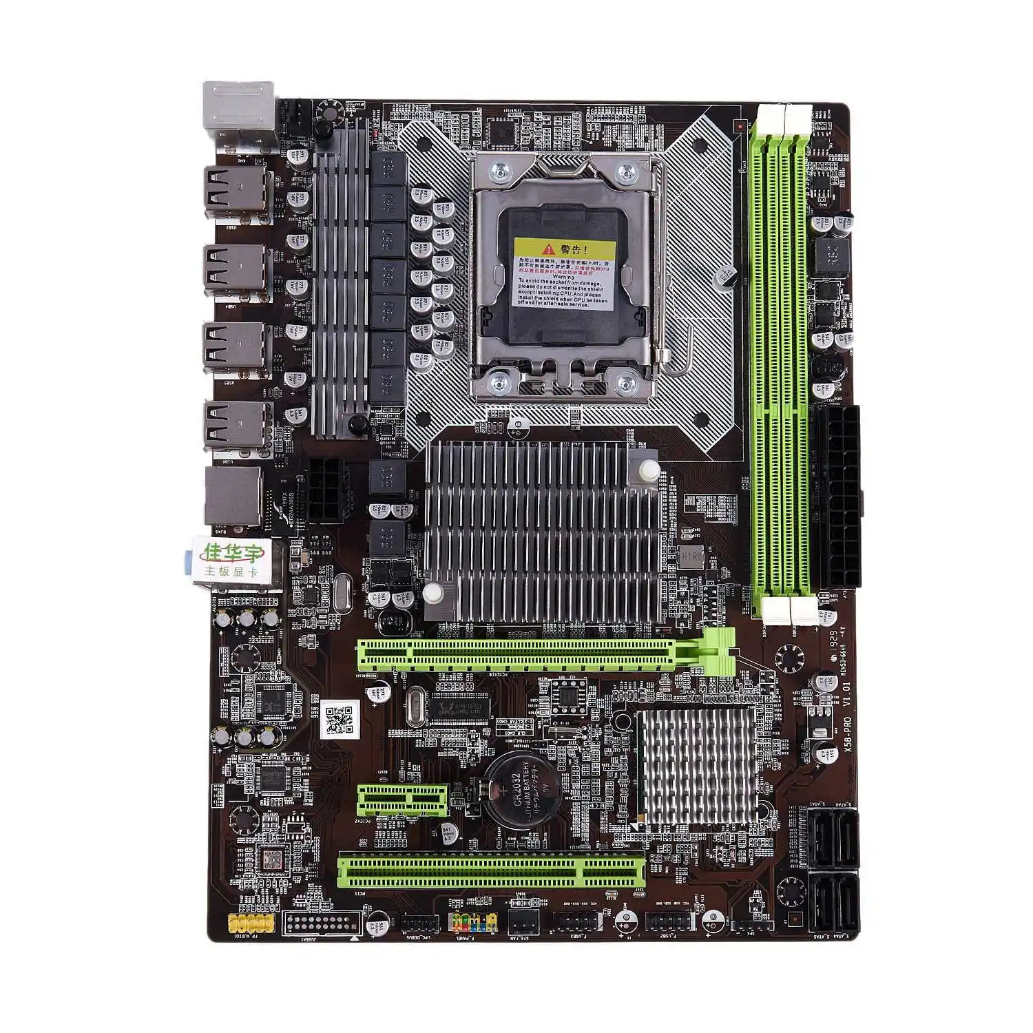 Материнская плата JIAHUAYU X58 Pro для настольного ПК, игровая материнская плата LGA 1366 разъем USB2.0 DDR3 DIMM для E5502 L5506 W3503 Ec3539 Lc3528
Материнская плата JIAHUAYU X58 Pro для настольного ПК, игровая материнская плата LGA 1366 разъем USB2.0 DDR3 DIMM для E5502 L5506 W3503 Ec3539 Lc3528