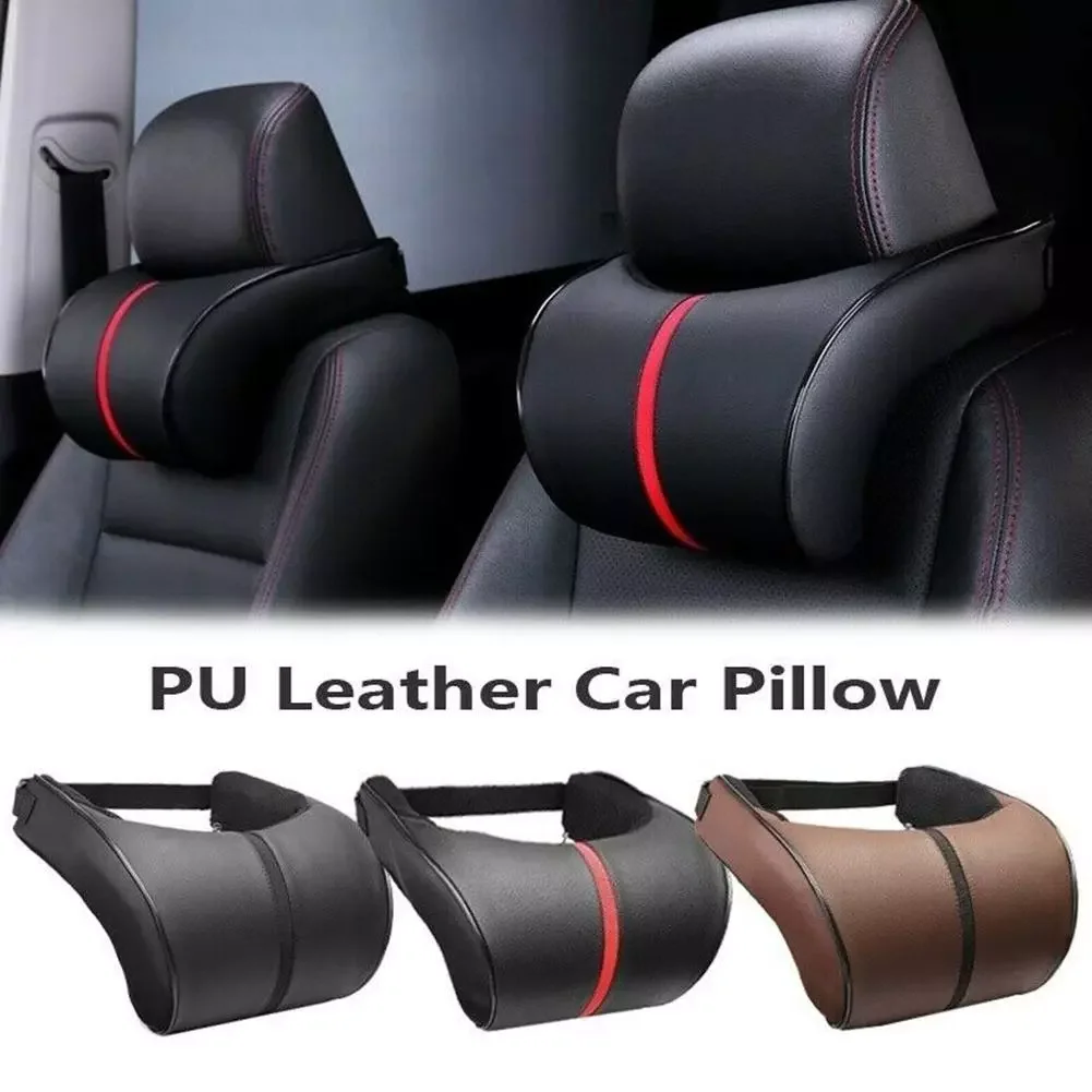 Comfortable Leather Car Front Seat Headrest Pad Memory Foam Head Neck Rest Pillow Support Cushion Travel Sleeping
Comfortable Leather Car Front Seat Headrest Pad Memory Foam Head Neck Rest Pillow Support Cushion Travel Sleeping