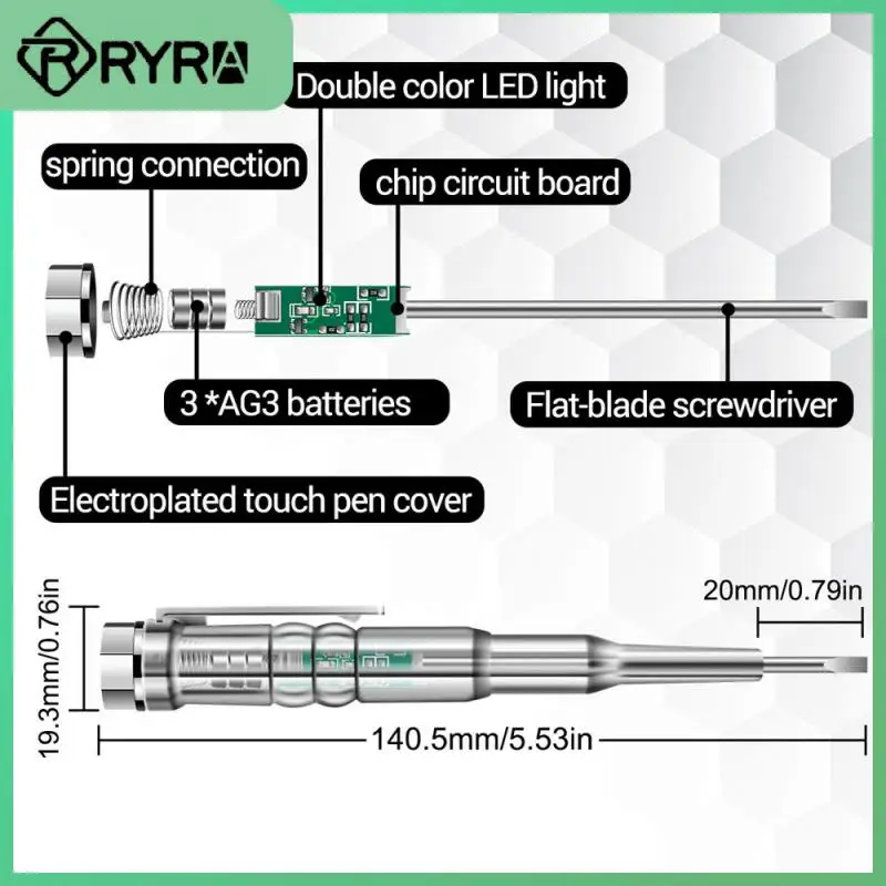 

2/4/5PCS Useful Electric Test Pen Abs Voltage Screwdriver Vape Screwdriver For Ice Screws Voltage Pen Electric Pen