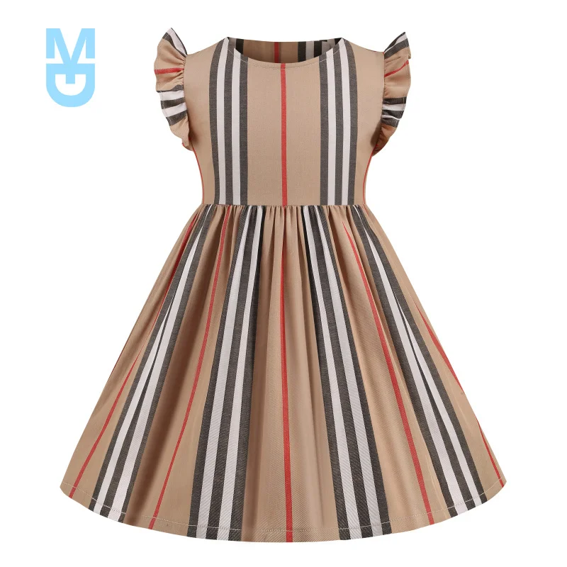 New 2022 Summer Arrival Striped Children's Wear Fashion Girl Dress Cotton Short-Sleeved Princess Kids Casual Clothing 2-6 Year
New 2022 Summer Arrival Striped Children's Wear Fashion Girl Dress Cotton Short-Sleeved Princess Kids Casual Clothing 2-6 Year
