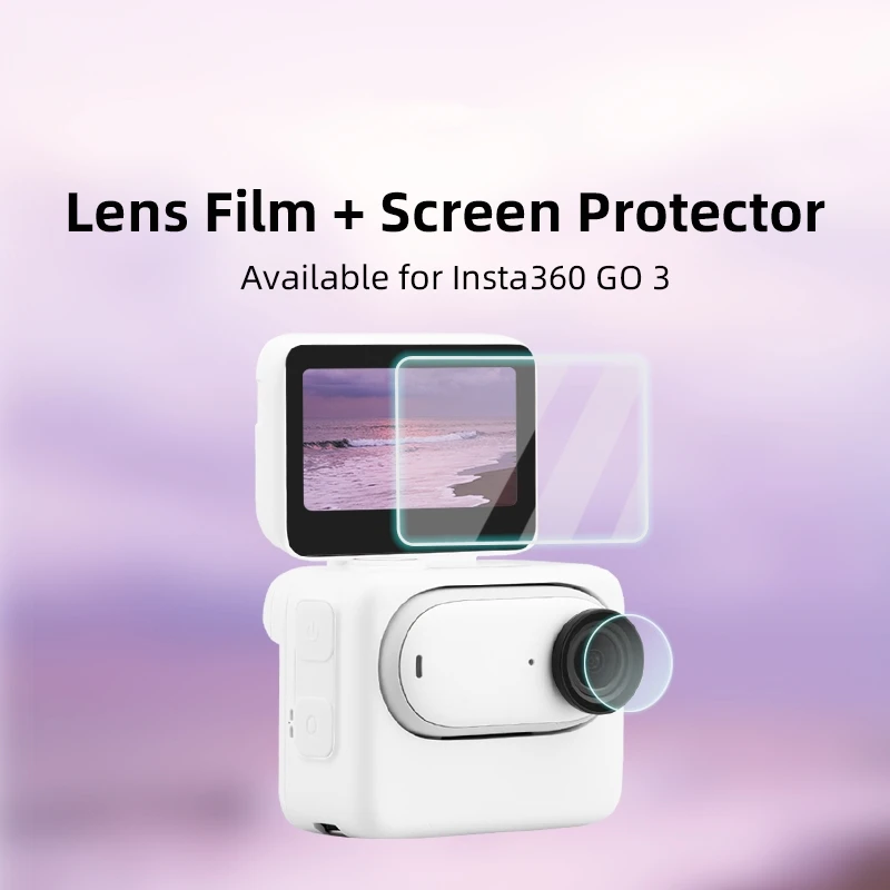 Tempered Glass Protective Film For Insta360 GO 3 Screen Tempered Film Lens Protector for Insta 360 GO3 Camera Accessories
Tempered Glass Protective Film For Insta360 GO 3 Screen Tempered Film Lens Protector for Insta 360 GO3 Camera Accessories
