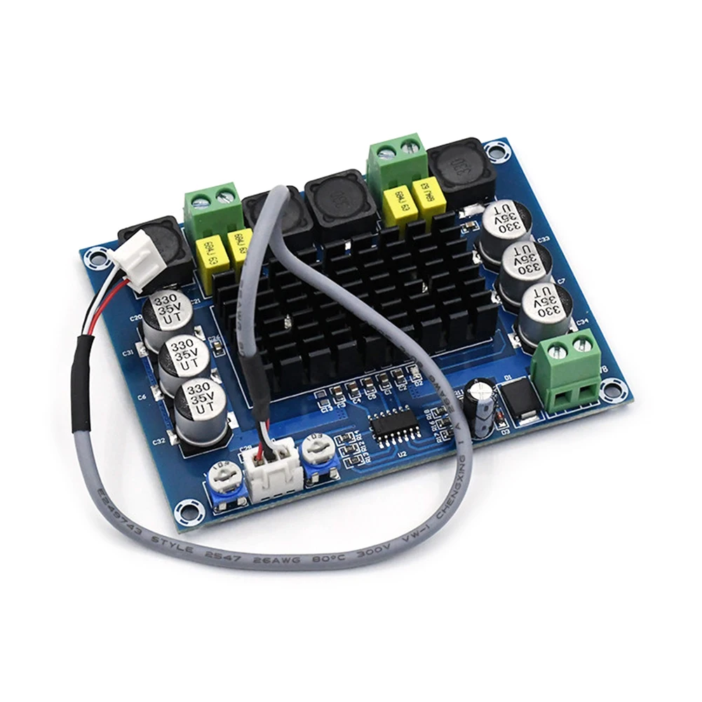 XH-M543 High Power Digital Amplifier Board TPA3116D2 Audio Amplifier Module Dual Channel 2*120W Power Module with Audio Cable
XH-M543 High Power Digital Amplifier Board TPA3116D2 Audio Amplifier Module Dual Channel 2*120W Power Module with Audio Cable