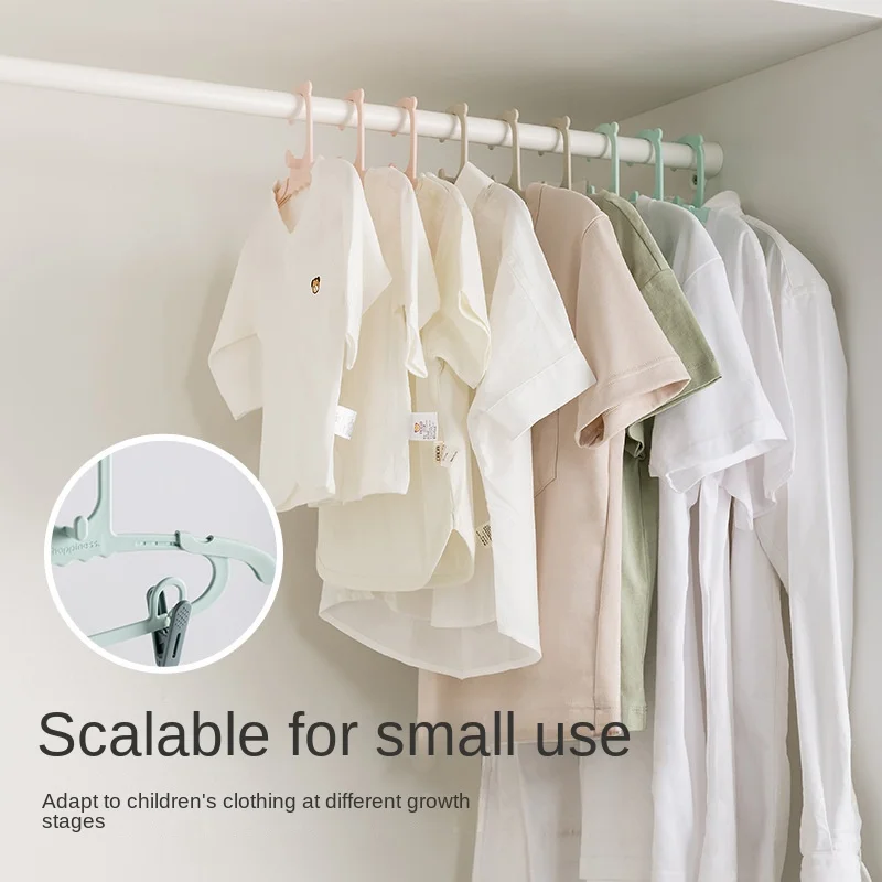 Scalable Children's Hanger Baby Storage Rack Retractable Strap Pant Clip Small Hanger Balcony Drying Accessories Suit 10PCS
Scalable Children's Hanger Baby Storage Rack Retractable Strap Pant Clip Small Hanger Balcony Drying Accessories Suit 10PCS