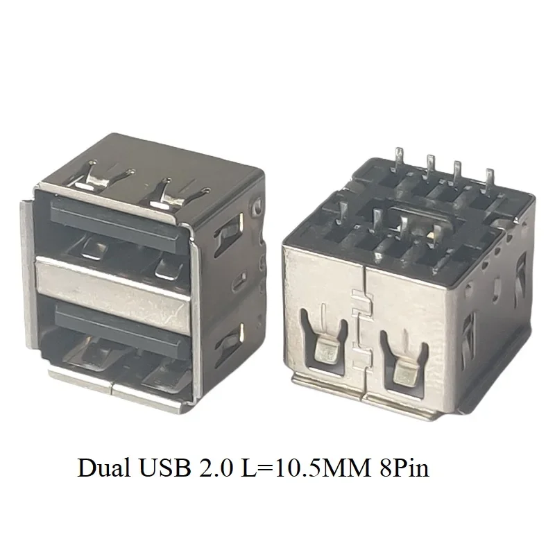 5 шт. двойной разъем USB 2.0, гнездовой разъем 180 градусов DIP, разъем для зарядки компьютера, черный, белый цвет, длина 10,5 мм, 8-контактный разъем USB с закрученным ртом
5 шт. двойной разъем USB 2.0, гнездовой разъем 180 градусов DIP, разъем для зарядки компьютера, черный, белый цвет, длина 10,5 мм, 8-контактный разъем USB с закрученным ртом