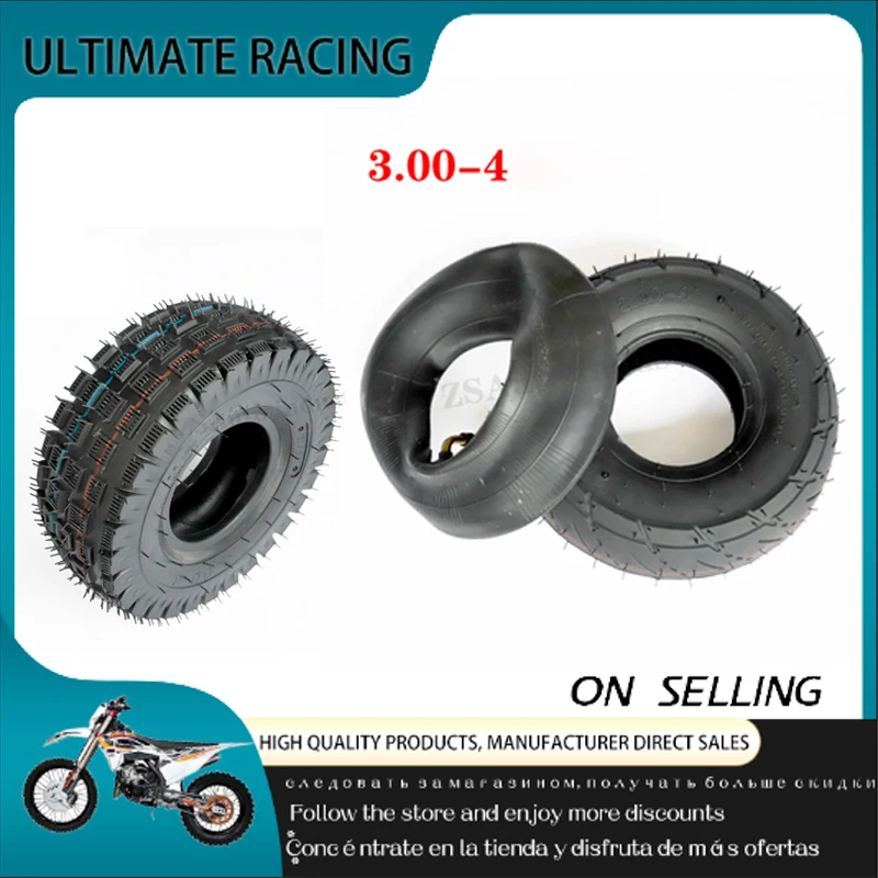 Suitable For Multi Section Scooter ATV And Go Kart Electric Scooter DIY Tire And Inner Tube Kit, High Quality Tire 3.00-4
Suitable For Multi Section Scooter ATV And Go Kart Electric Scooter DIY Tire And Inner Tube Kit, High Quality Tire 3.00-4