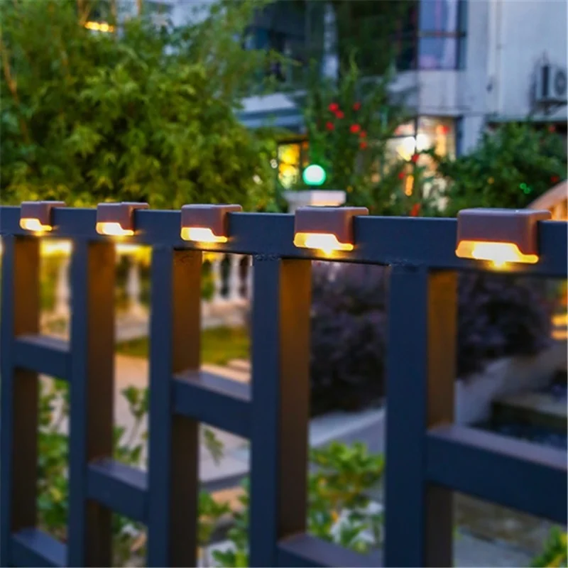 Garden Lights Outdoor Landscape Step Deck Lights LED Solar Lamp Balcony Fence Lights Outdoor Waterproof Path Stair Wall Lighting
Garden Lights Outdoor Landscape Step Deck Lights LED Solar Lamp Balcony Fence Lights Outdoor Waterproof Path Stair Wall Lighting