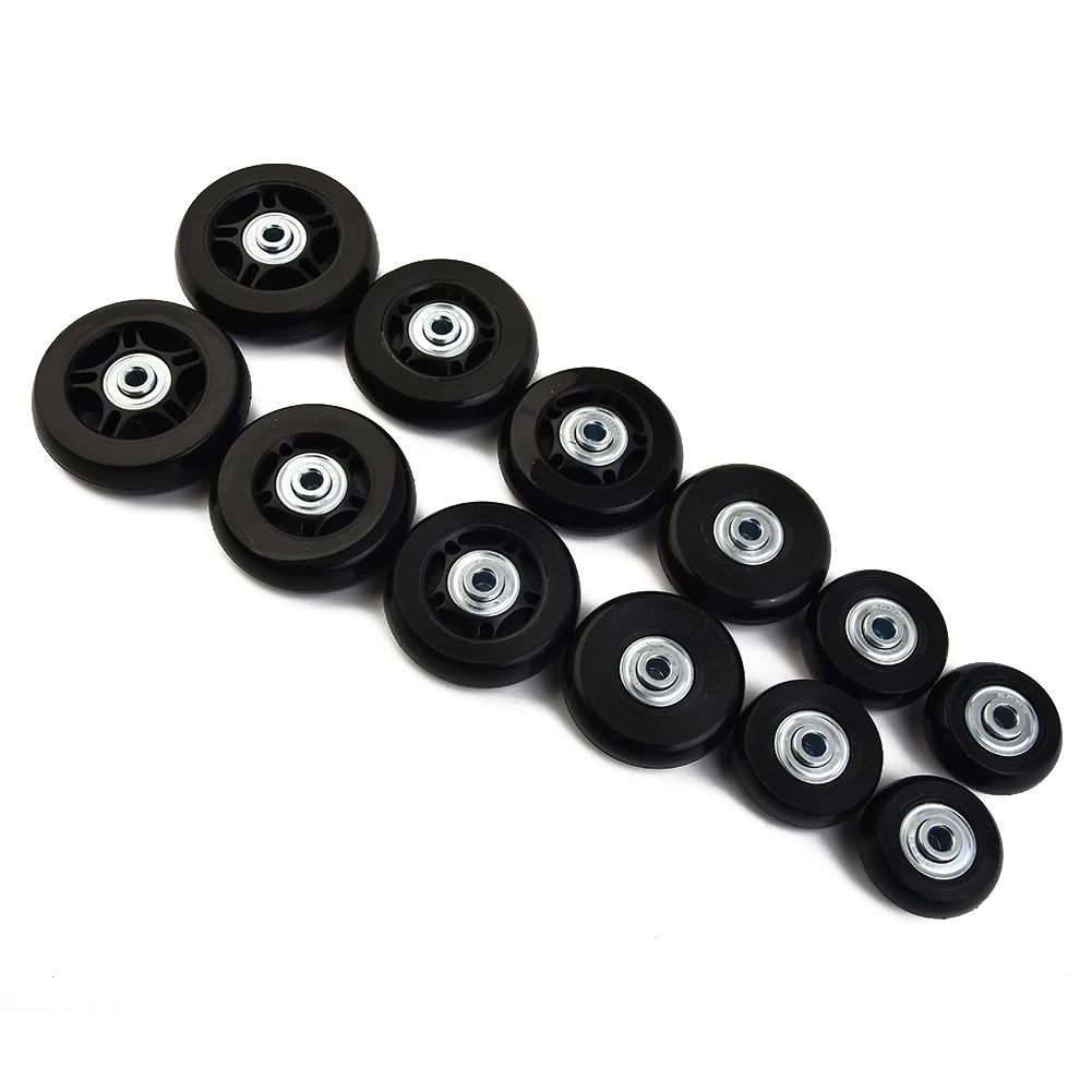 1Set Luggage Wheel Suitcase Replacement Wheels Black With Screw Wear Mute Load-bearing 40/43/54/60/64/70mm Tool Part
1Set Luggage Wheel Suitcase Replacement Wheels Black With Screw Wear Mute Load-bearing 40/43/54/60/64/70mm Tool Part