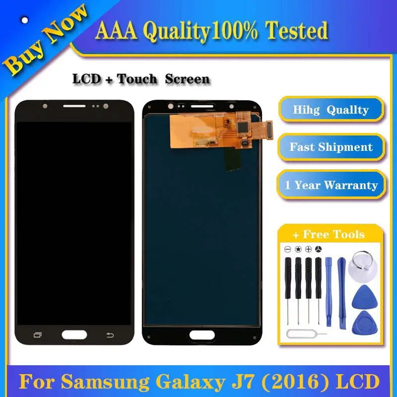 100% протестированный ЖК-экран (TFT) Сенсорная панель для Samsung Galaxy J7 (2016) / J710 дисплей дигитайзер полная сборка Замена телефона
100% протестированный ЖК-экран (TFT) Сенсорная панель для Samsung Galaxy J7 (2016) / J710 дисплей дигитайзер полная сборка Замена телефона