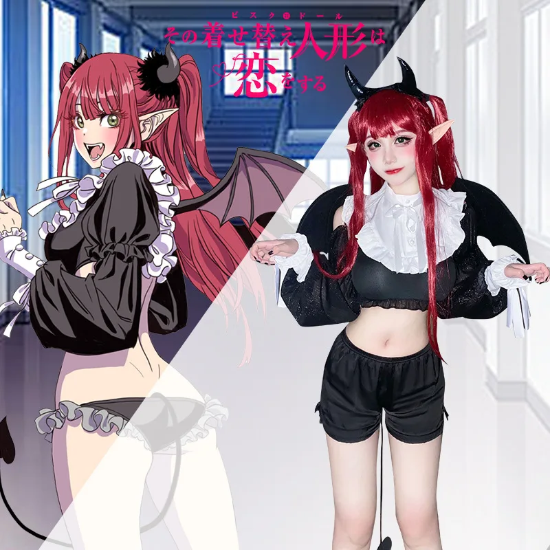 Anime My Dress Up Darling Cosplay Kitagawa Marin Costume Little Devil Sexy Bikini Uniform Halloween Carnival Women Sexy Outfit
Anime My Dress Up Darling Cosplay Kitagawa Marin Costume Little Devil Sexy Bikini Uniform Halloween Carnival Women Sexy Outfit