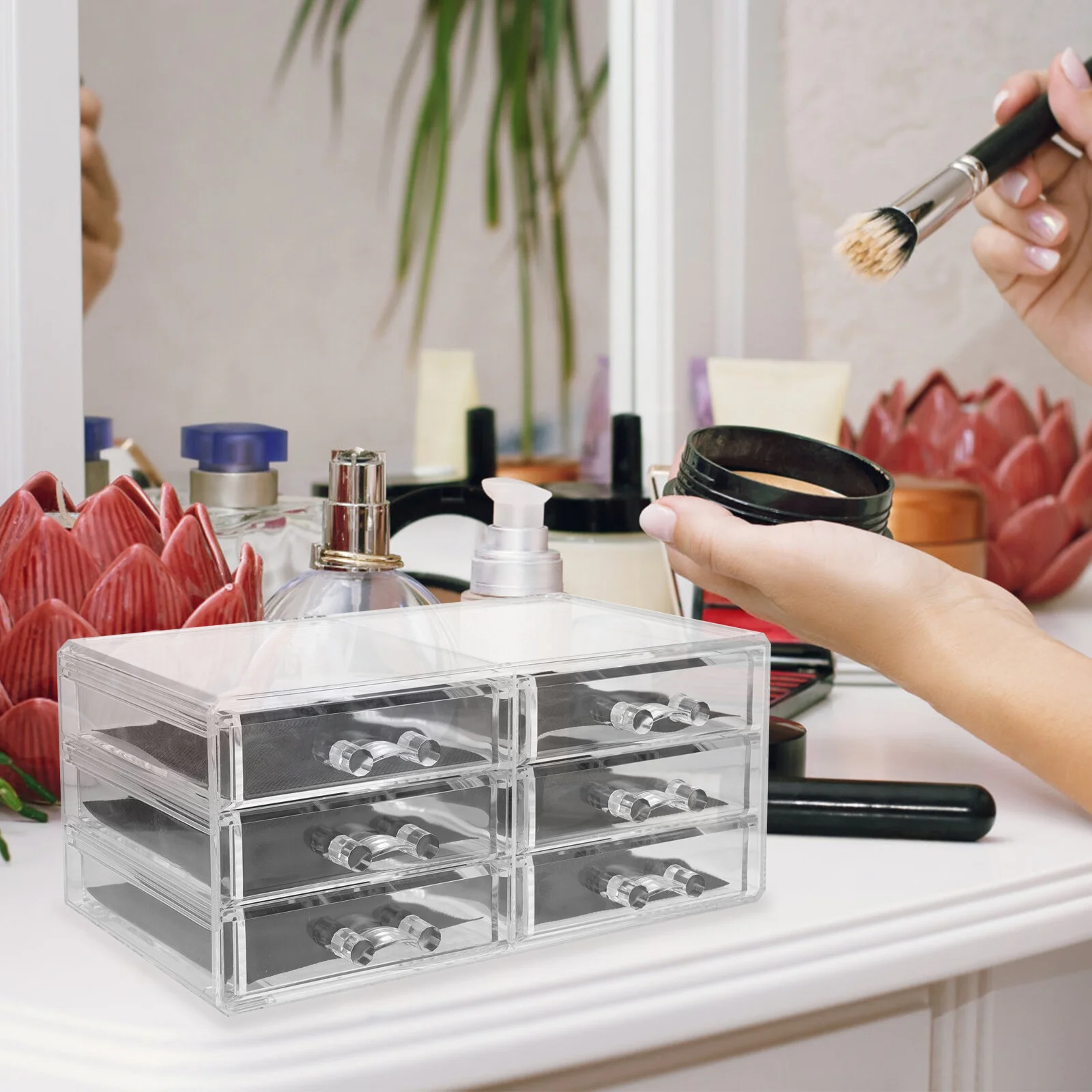 Organizer Makeup Organizers Storage Brush Holders Vanity Acrylic Drawers
Organizer Makeup Organizers Storage Brush Holders Vanity Acrylic Drawers