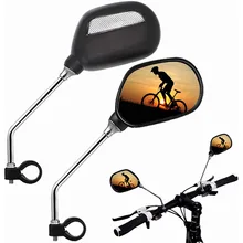 1 Pair Bike Rearview Mirrors, Handlebar Mount for MTB Bicycle, Electric Scooter