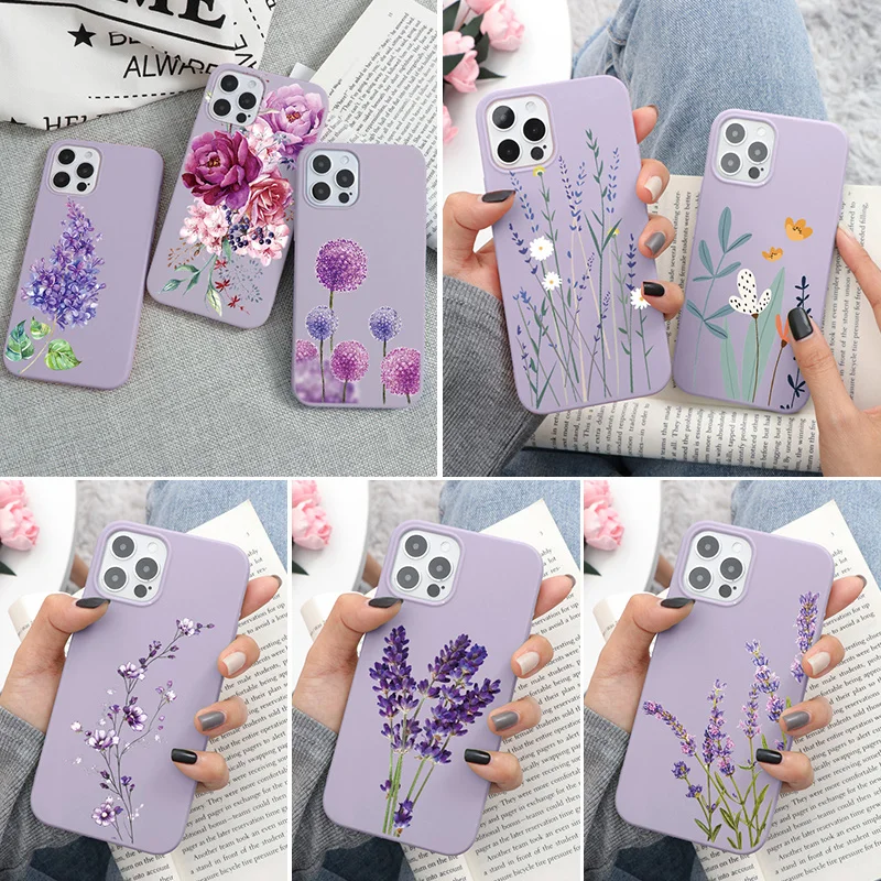 Lavender Phone Case For iPhone 13 12 Pro XS Max Mini XR X SE 2 7 8 6S 6 Plus 10 Soft TPU Shell For iPhone 11 Pro Max Funda Cover
Lavender Phone Case For iPhone 13 12 Pro XS Max Mini XR X SE 2 7 8 6S 6 Plus 10 Soft TPU Shell For iPhone 11 Pro Max Funda Cover