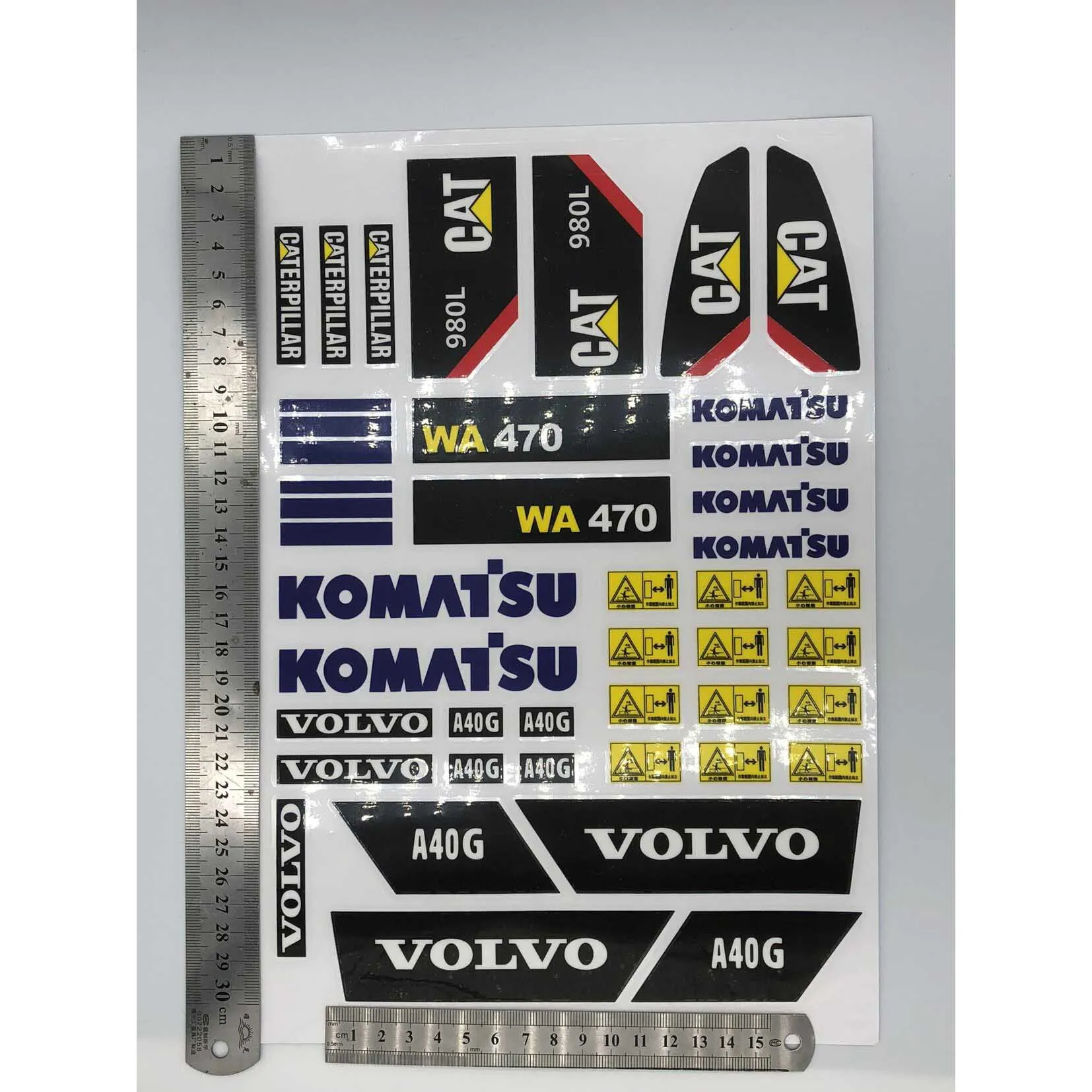 Spare Parts RC Truck Sticker Accessories Compatible With 1/14 Hydraulic RC Trucks 1/12 VOL Cat Komatsu Toys
Spare Parts RC Truck Sticker Accessories Compatible With 1/14 Hydraulic RC Trucks 1/12 VOL Cat Komatsu Toys