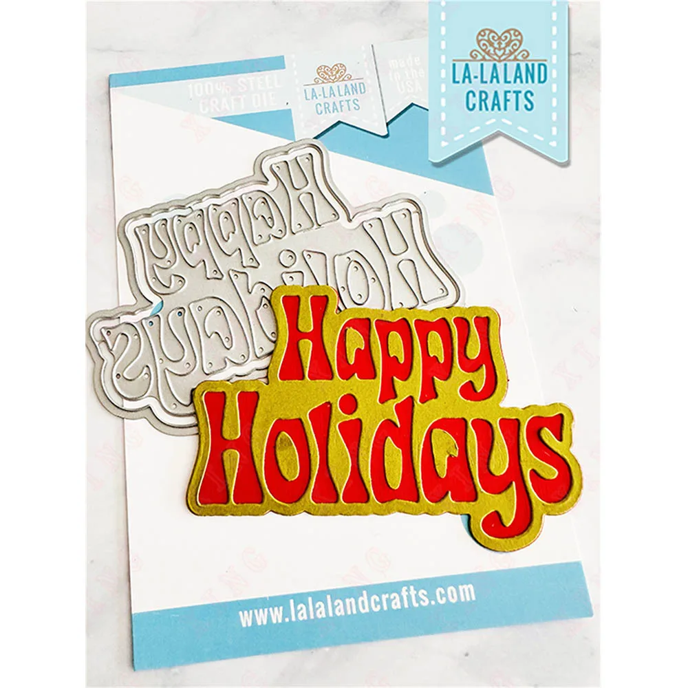 New Arrival Metal Cutting Dies 2022 Scrapbook Decoration Embossed Template Diy Handmade Made Album Card Craft Happy Holidays Die
New Arrival Metal Cutting Dies 2022 Scrapbook Decoration Embossed Template Diy Handmade Made Album Card Craft Happy Holidays Die