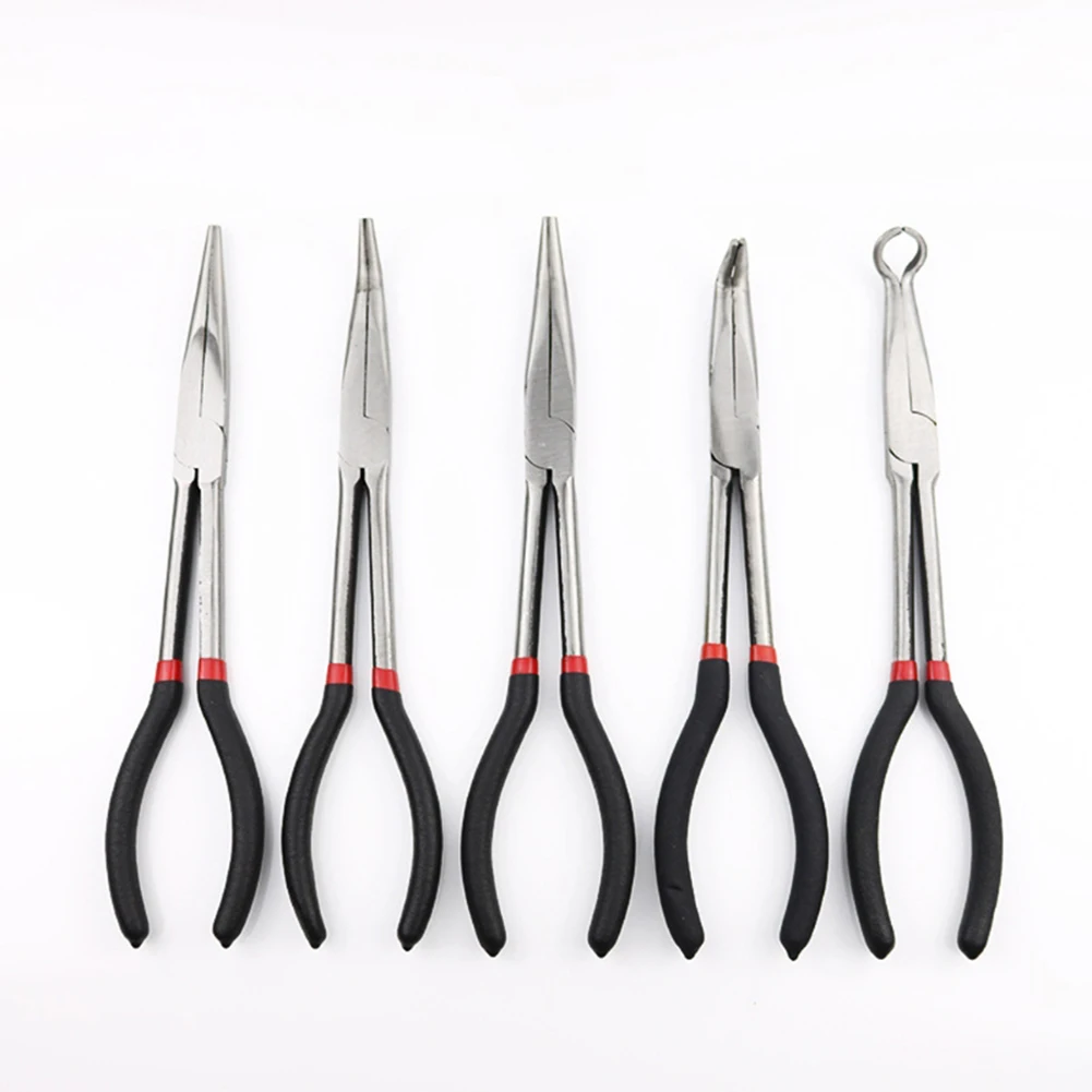 1pc Extra Long Nose Duckbill Pliers Plug Cable Puller Needle Nose Pliers For Auto Home Appliance Repair 0/25/45/90 Degree Ring
1pc Extra Long Nose Duckbill Pliers Plug Cable Puller Needle Nose Pliers For Auto Home Appliance Repair 0/25/45/90 Degree Ring
