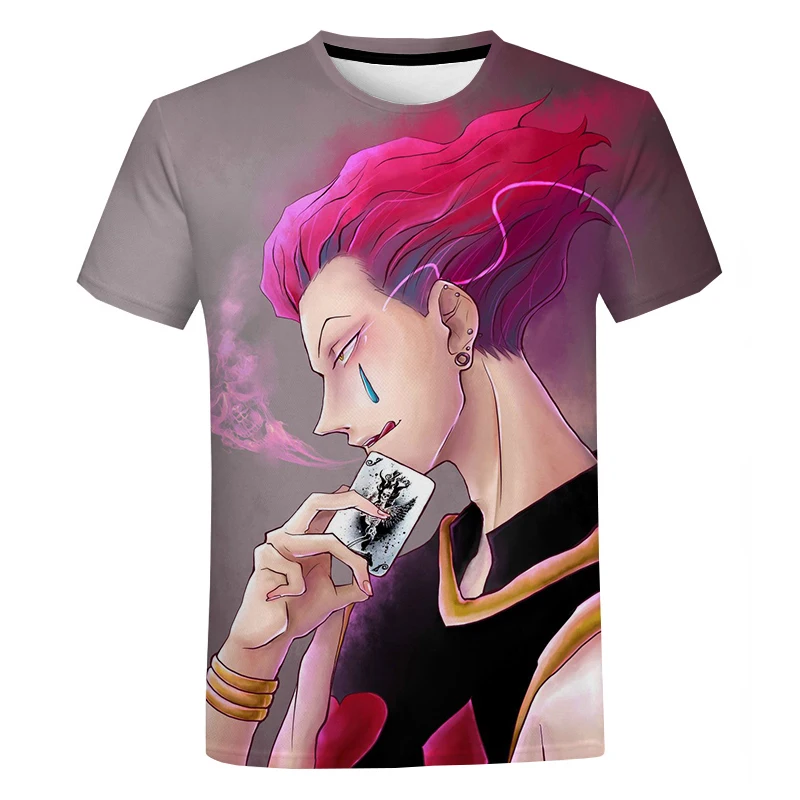 Anime Hunter X Hunter Hisoka 3D Print T Shirt Men Women Summer Fashion Casual T-shirt Harajuku Streetwear Oversized T-shirt
Anime Hunter X Hunter Hisoka 3D Print T Shirt Men Women Summer Fashion Casual T-shirt Harajuku Streetwear Oversized T-shirt