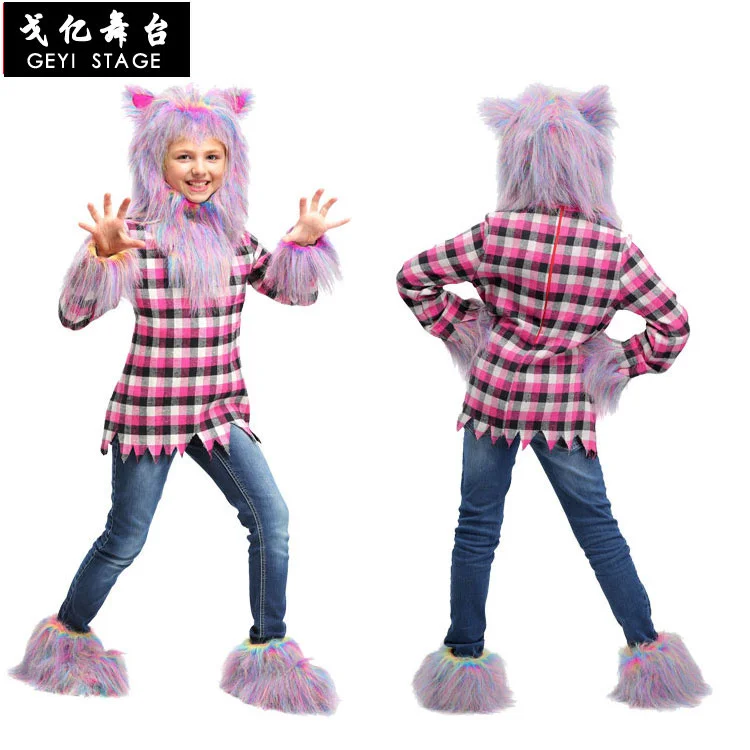 Halloween Children's Day Animal Show Costume Cosplay Women Girl Wolverine Color Werewolf Cosplay Costume
Halloween Children's Day Animal Show Costume Cosplay Women Girl Wolverine Color Werewolf Cosplay Costume