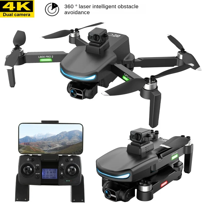L800 PRO2 Drone 4k 5G WIFI HD Camera 1080P GPS FPV Drone Dual Camera Quadcopter Real-time Transmission Helicopter Dron Gift
L800 PRO2 Drone 4k 5G WIFI HD Camera 1080P GPS FPV Drone Dual Camera Quadcopter Real-time Transmission Helicopter Dron Gift