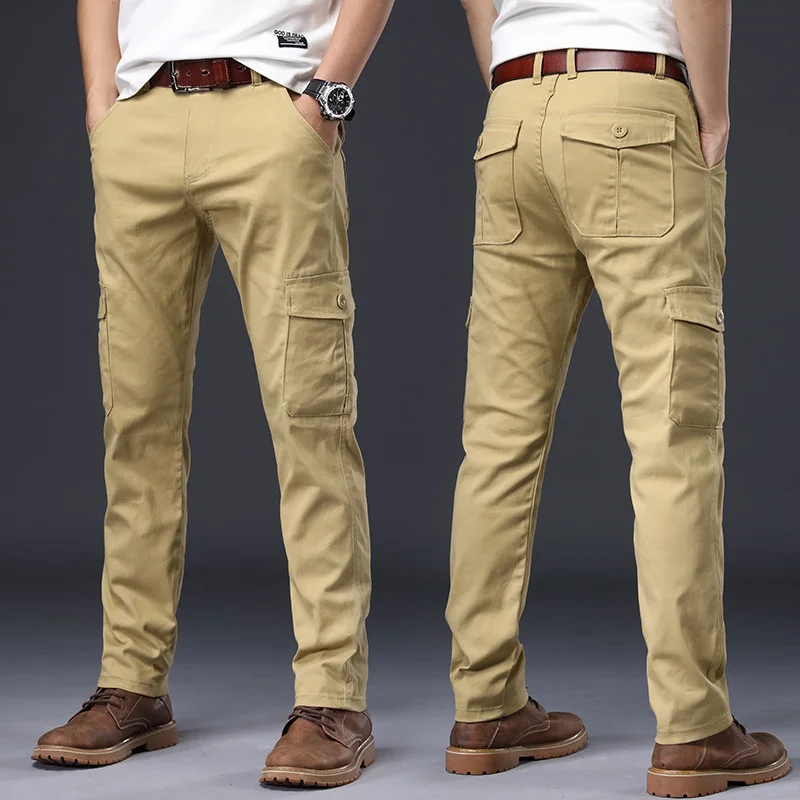 2023 New Men‘s Cargo Pants Loose Army Tactical Pants Multi-pocket Casual Trousers Pantalon Homme Male Cotton Military Overalls
2023 New Men‘s Cargo Pants Loose Army Tactical Pants Multi-pocket Casual Trousers Pantalon Homme Male Cotton Military Overalls