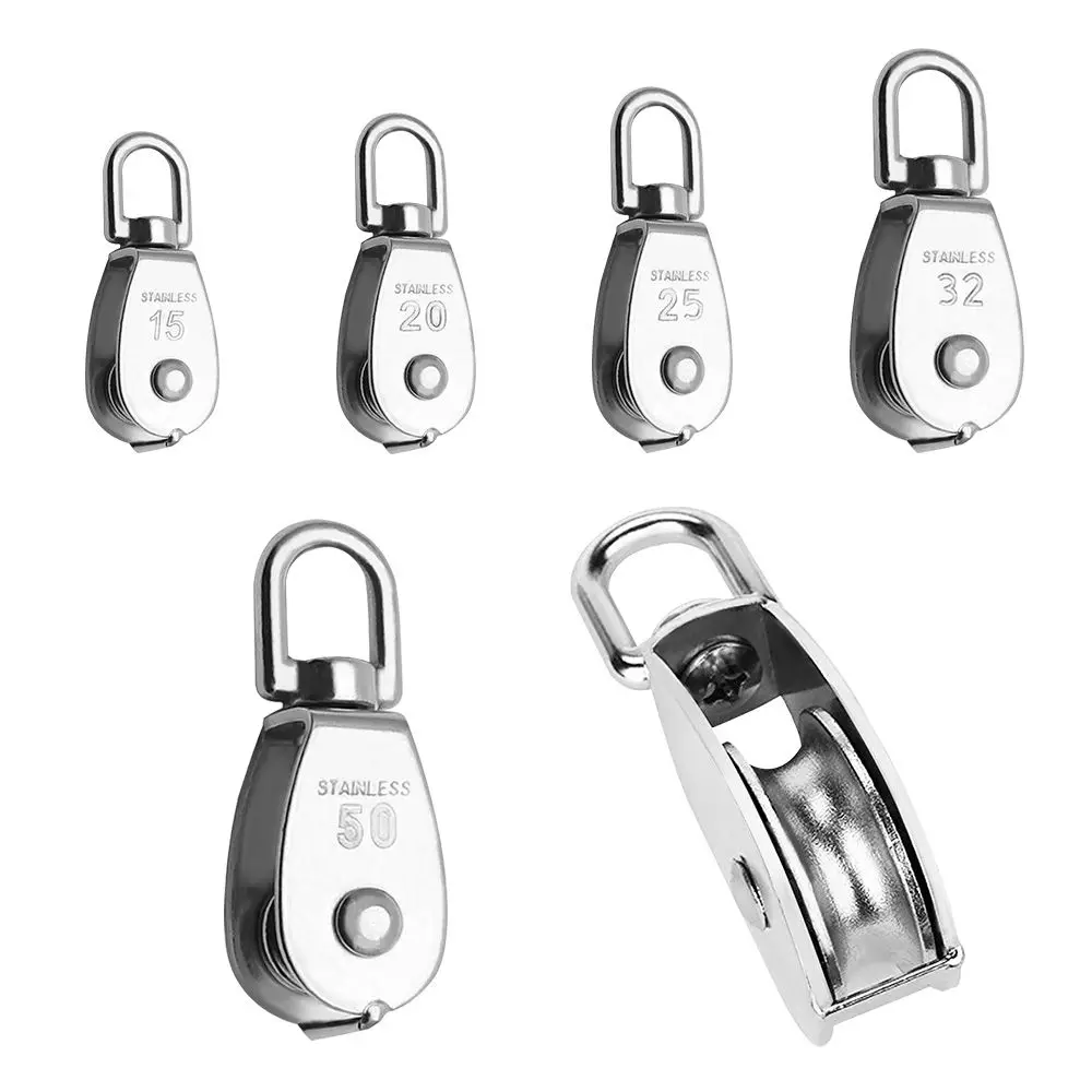 M15 M20 M25 Lifting Ring M32 M50 M75 Stainless Steel Pulley Single Wheels Swivel Lifting Rope Pulley Lifting Wheel
M15 M20 M25 Lifting Ring M32 M50 M75 Stainless Steel Pulley Single Wheels Swivel Lifting Rope Pulley Lifting Wheel