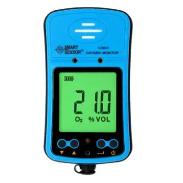 AS8901 Portable Oxygen Measuring Instrument Oxygen Detector O2 Tester Concentration Detector LCD Display Gas Analyzer Alarm
AS8901 Portable Oxygen Measuring Instrument Oxygen Detector O2 Tester Concentration Detector LCD Display Gas Analyzer Alarm