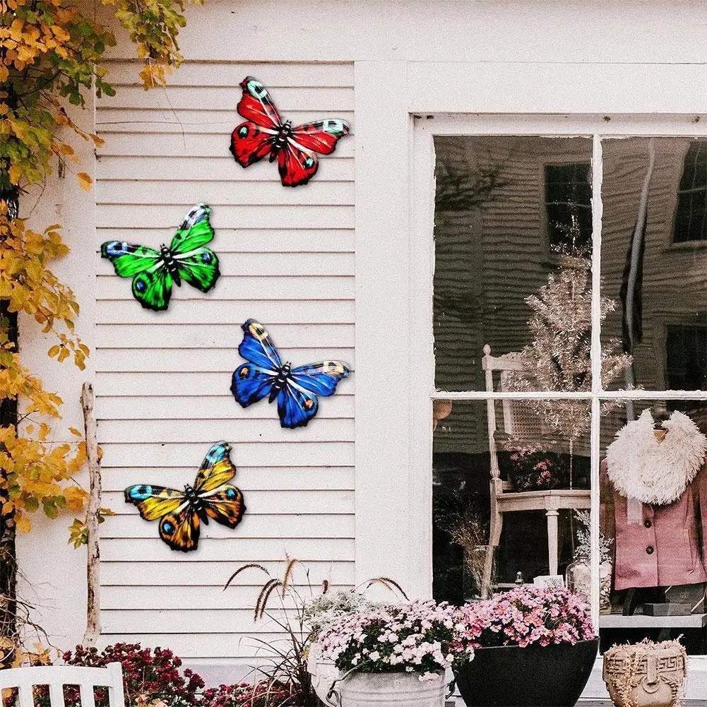 3D Metal Butterfly Decor Art Wrought Iron Butterfly Sculpture Wall Deco For Outdoor Decoration Animal Miniatures Statues Ar I4X8
3D Metal Butterfly Decor Art Wrought Iron Butterfly Sculpture Wall Deco For Outdoor Decoration Animal Miniatures Statues Ar I4X8