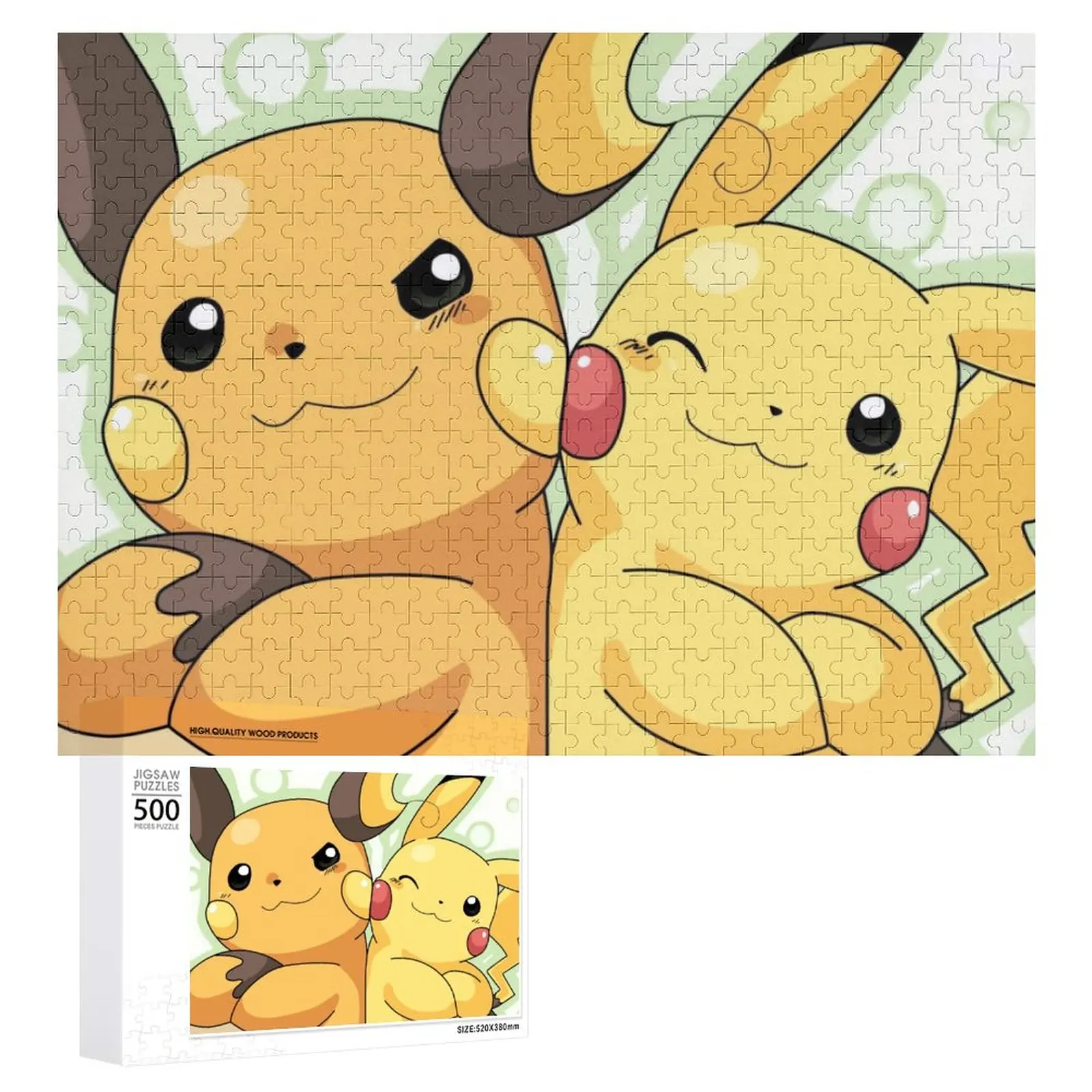 500 pieces Bandai Pikachu Puzzle Diy wooden puzzle anime character adult decompression game children's toys
500 pieces Bandai Pikachu Puzzle Diy wooden puzzle anime character adult decompression game children's toys