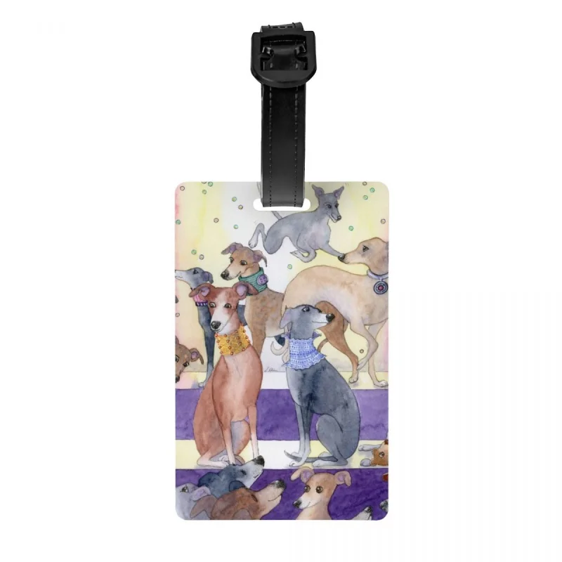 Бирки для багажа Whippets и Greyhounds для чемоданов, модные бирки для багажа с изображением собаки, Обложка для личной безопасности, идентификационная этикетка
Бирки для багажа Whippets и Greyhounds для чемоданов, модные бирки для багажа с изображением собаки, Обложка для личной безопасности, идентификационная этикетка