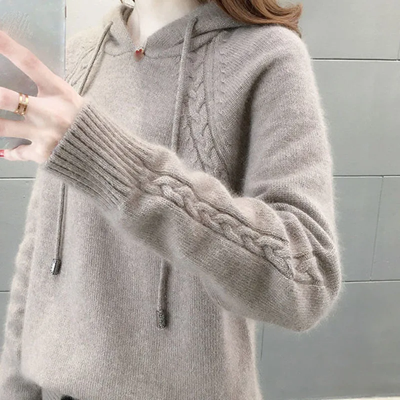 Lucyever New Striped Hoodies Streetwear Women 2022 Spring Fashion Warm Jumpers Woman Long Sleeve All-match Knitting Sweaters
Lucyever New Striped Hoodies Streetwear Women 2022 Spring Fashion Warm Jumpers Woman Long Sleeve All-match Knitting Sweaters