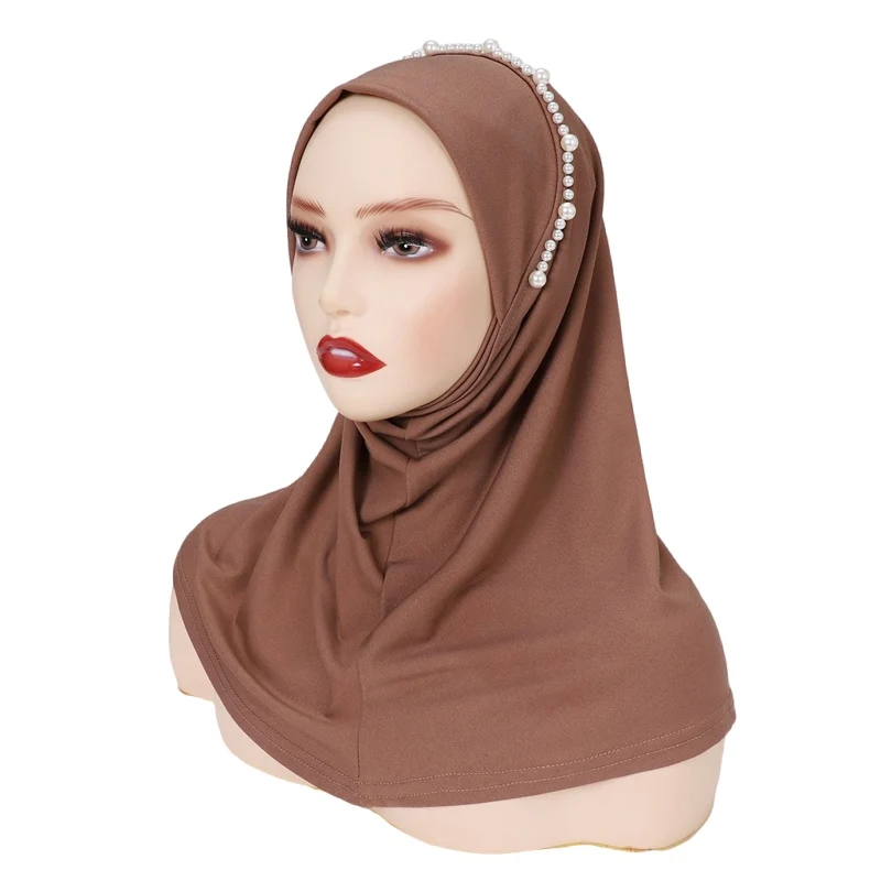 Pearl Flower Solid Color Undercap Hijab Ethnic Hat Plain Inner Cap Hijab for Muslim Women Beautiful Scarf Arab Islamic Clothing
Pearl Flower Solid Color Undercap Hijab Ethnic Hat Plain Inner Cap Hijab for Muslim Women Beautiful Scarf Arab Islamic Clothing