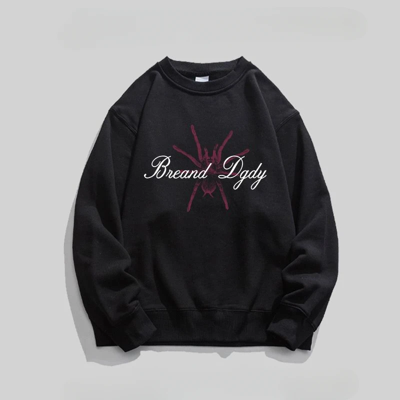 Men's Clothing Hoodieless Punk Pullover Sweatshirts for Man Black Spider Hip Hop Top Korean Style Streetwear Overfit Novelty And
Men's Clothing Hoodieless Punk Pullover Sweatshirts for Man Black Spider Hip Hop Top Korean Style Streetwear Overfit Novelty And