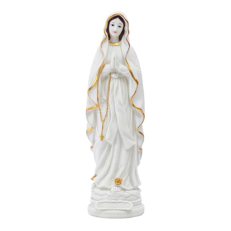 Q1JB Resin Virgin Mary Statue Catholic Tabletop Decorations Religous Gift for Church
Q1JB Resin Virgin Mary Statue Catholic Tabletop Decorations Religous Gift for Church