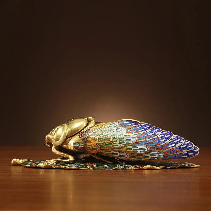 Copper Enamel Ornaments Decoration Leafhopper Home Decoration Crafts Copper Embryo Ornaments Living Room Decoration
Copper Enamel Ornaments Decoration Leafhopper Home Decoration Crafts Copper Embryo Ornaments Living Room Decoration