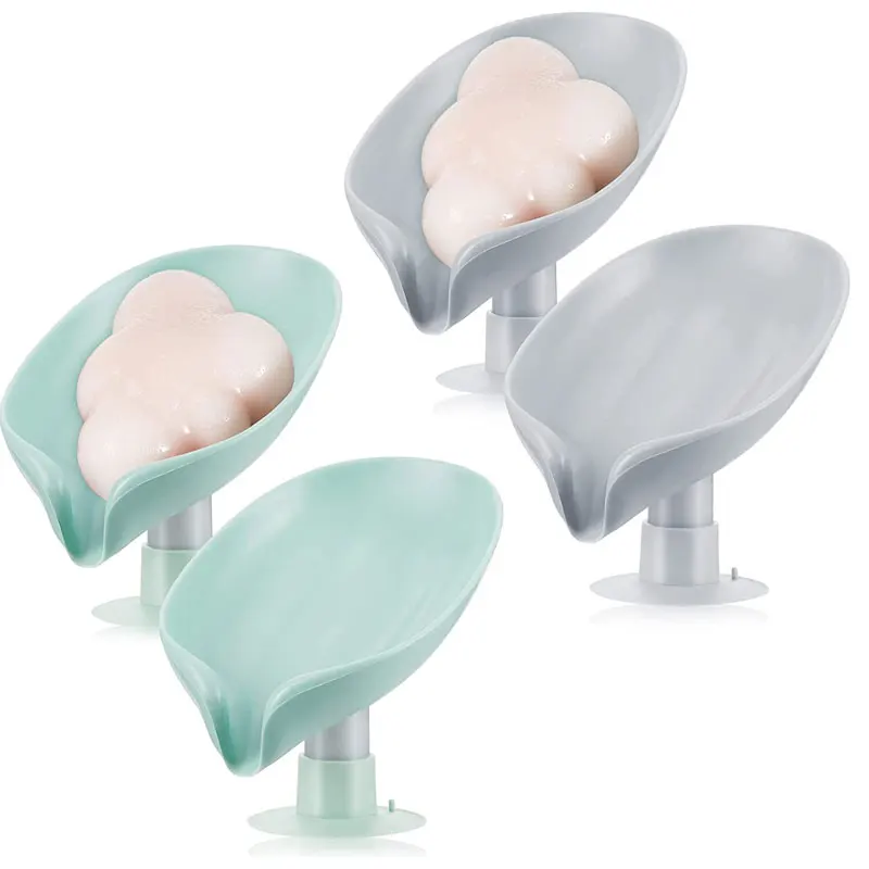 1PC Soap Dish Holder Self Draining Soap Holder Leaf Shape Bar Soap Holder with Suction Cup for Shower Bathroom Tub Kitchen
1PC Soap Dish Holder Self Draining Soap Holder Leaf Shape Bar Soap Holder with Suction Cup for Shower Bathroom Tub Kitchen
