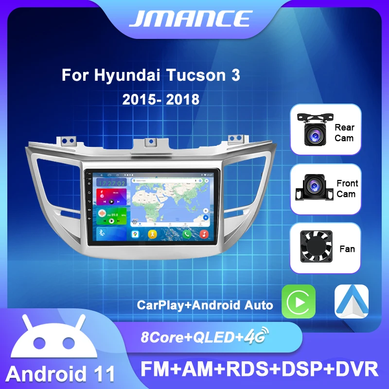 JMANCE For Hyundai Tucson 3 2015 - 2018 Car Radio AI Voice Multimedia Video Player Navigation GPS Android No 2din 2 din dvd
JMANCE For Hyundai Tucson 3 2015 - 2018 Car Radio AI Voice Multimedia Video Player Navigation GPS Android No 2din 2 din dvd