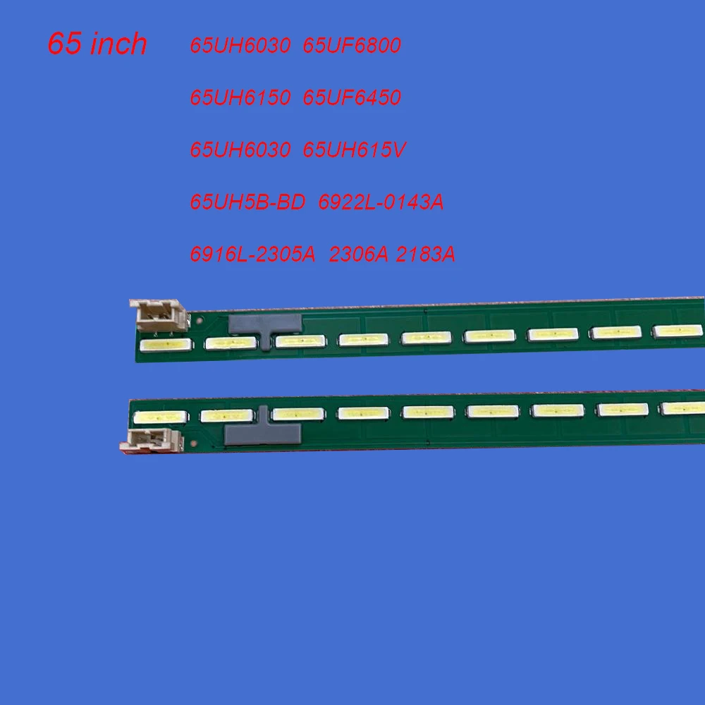 Светодиодная панель подсветки (2) для LG 65UH6030 65UF6800 65UH6150 65UF6450 65UH6030 65UH615V 65UH5B-BD 6922L-0143A 6916L-2305A 2306A 2183A
Светодиодная панель подсветки (2) для LG 65UH6030 65UF6800 65UH6150 65UF6450 65UH6030 65UH615V 65UH5B-BD 6922L-0143A 6916L-2305A 2306A 2183A