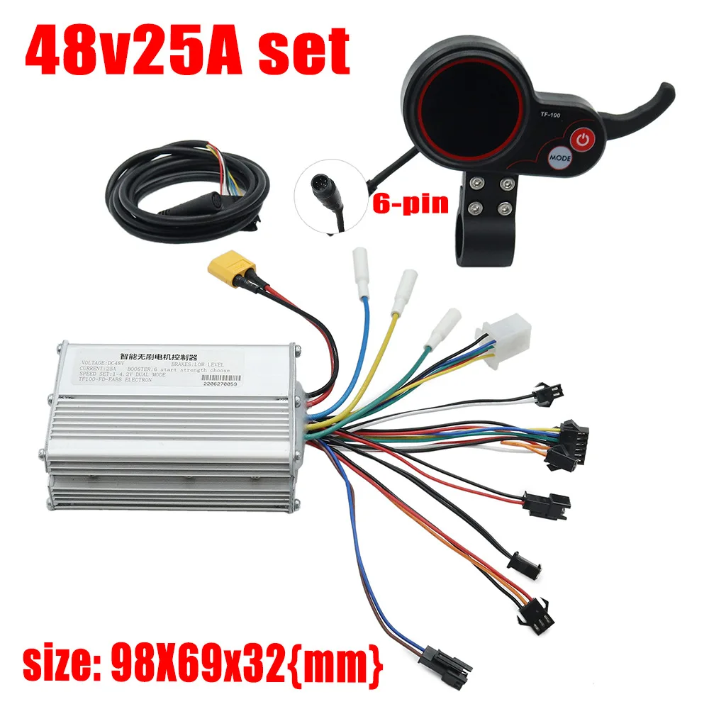TF-100 Electric Scooter 36V 48V Brushless Intelligent Motor Controller + 5/6 Pins Instrument Display for Kugoo M4 Scooter Part
TF-100 Electric Scooter 36V 48V Brushless Intelligent Motor Controller + 5/6 Pins Instrument Display for Kugoo M4 Scooter Part