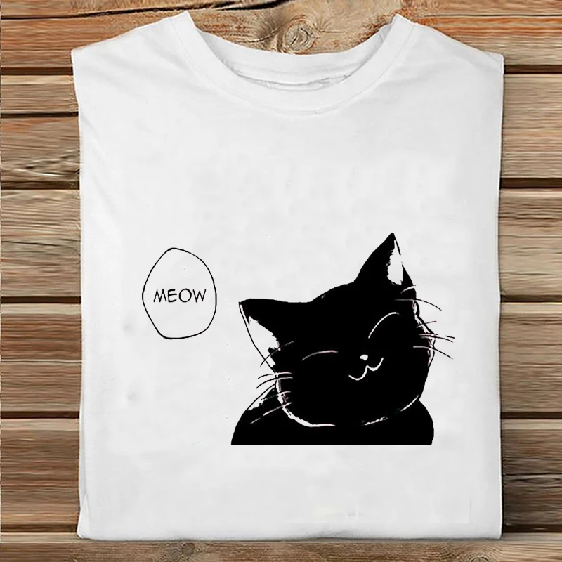 Women Short Sleeve Cat Pet Animal 2021 Spring Printing Fashion Pretty Print Tshirt Nice Tee Top Ladies Graphic T-shirt
Women Short Sleeve Cat Pet Animal 2021 Spring Printing Fashion Pretty Print Tshirt Nice Tee Top Ladies Graphic T-shirt