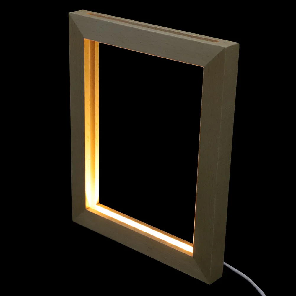 Metal Decor LED Luminous Photo Frame Glowing Holder Simple Wooden Home Display Gift
Metal Decor LED Luminous Photo Frame Glowing Holder Simple Wooden Home Display Gift