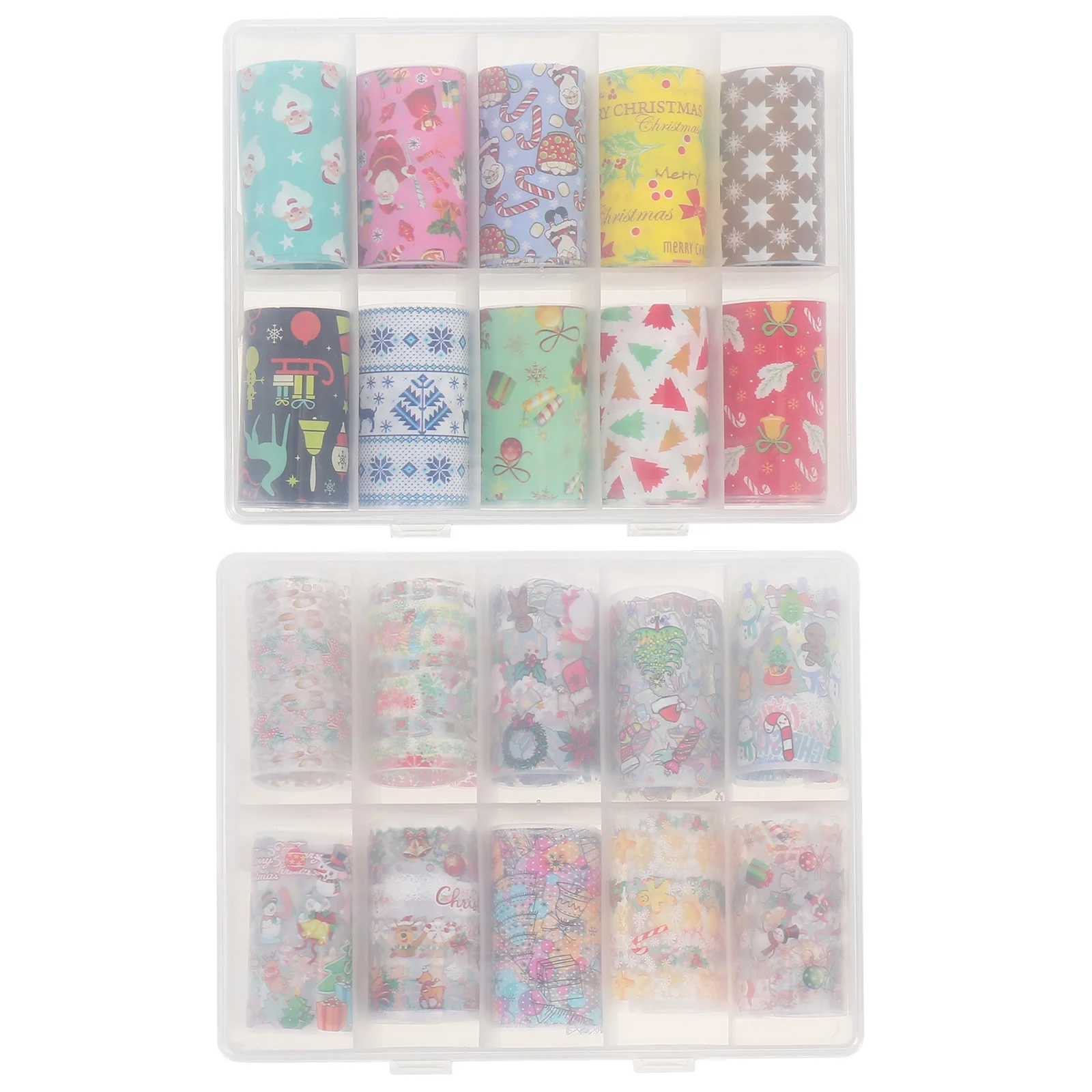 20 Rolls Christmas DIY Nail Foil Stickers Nail Transfers Sticker Manicure Sticker
20 Rolls Christmas DIY Nail Foil Stickers Nail Transfers Sticker Manicure Sticker