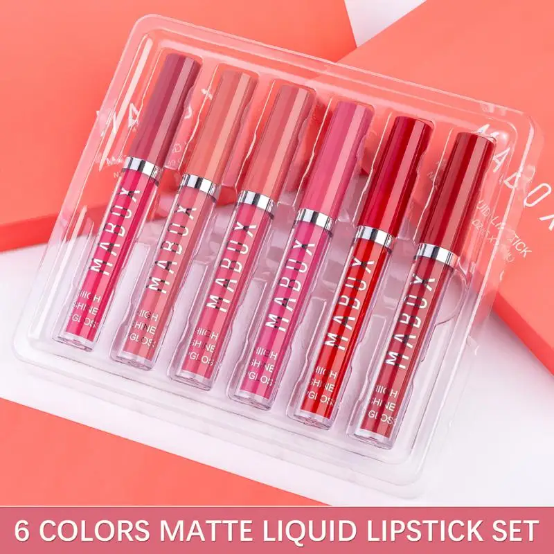 Lipstick Gift Box Lipgloss Portable Lipstick Moisturizing Waterproof Portable Matte Lipstick Lips Makeup Non-stick Cup Lipstick
Lipstick Gift Box Lipgloss Portable Lipstick Moisturizing Waterproof Portable Matte Lipstick Lips Makeup Non-stick Cup Lipstick