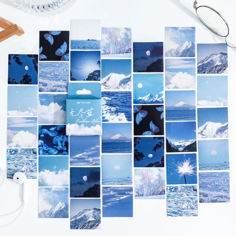 Square Blue Tone Photo Stickers Aesthetic Laptop Phone Labels Collage Material Decorating Stationery Notebooks Sketchbook Diary
Square Blue Tone Photo Stickers Aesthetic Laptop Phone Labels Collage Material Decorating Stationery Notebooks Sketchbook Diary
