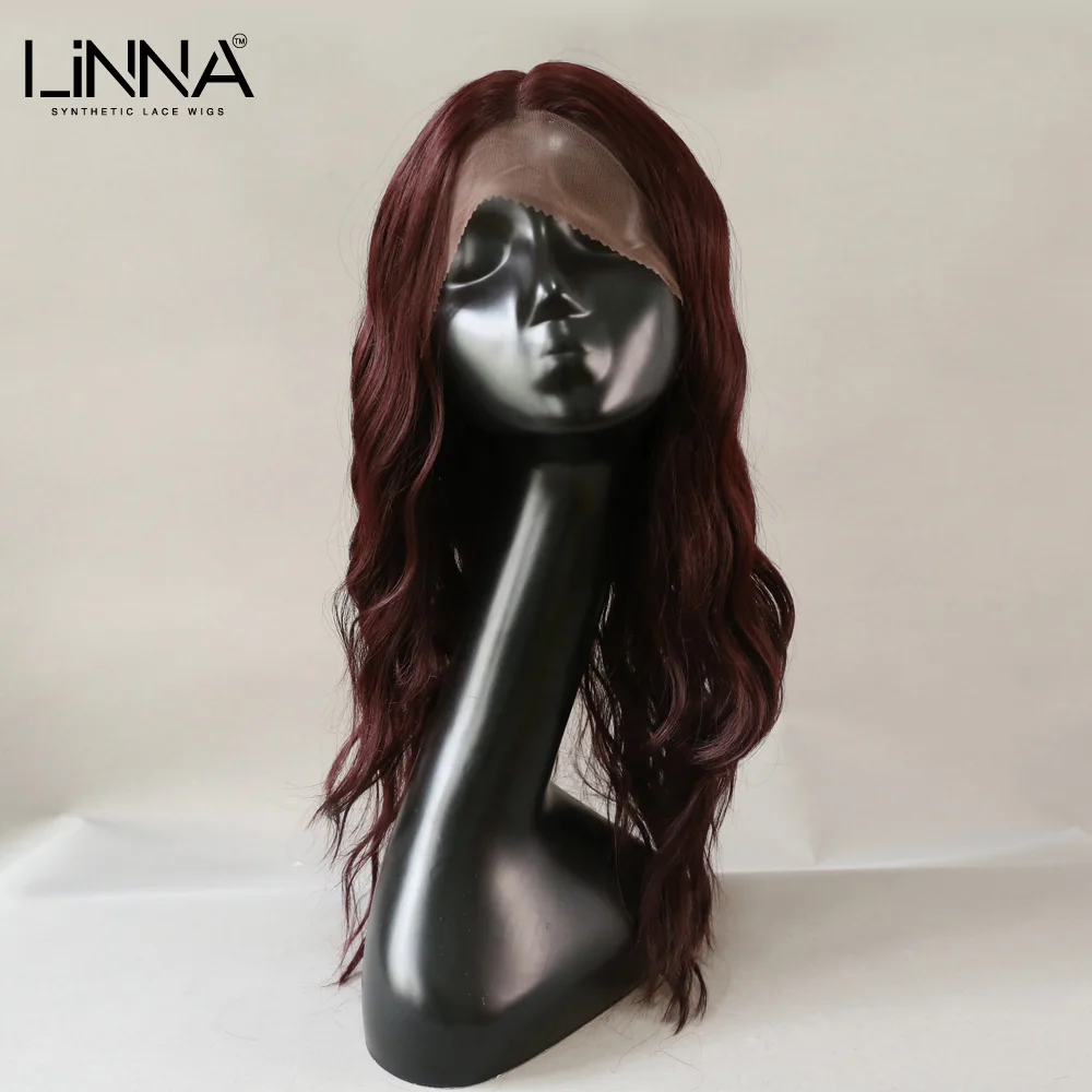 LINNA Natural Wavy Synthetic Wigs For Women Medium Length Soft 99J Blonde Color Cosplay Wig Natural Black Wig
LINNA Natural Wavy Synthetic Wigs For Women Medium Length Soft 99J Blonde Color Cosplay Wig Natural Black Wig