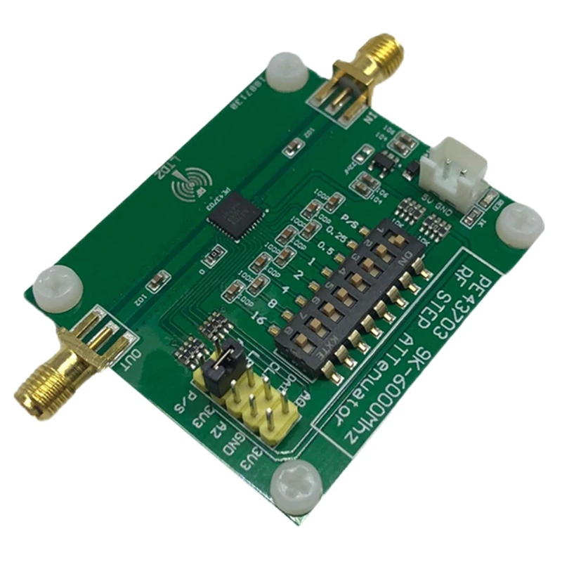 PE43703 Digital RF Attenuator Module 9K-6Ghz Serial Parallel 0.25Db Step To 31.75Db RF Power Amplifier Module
PE43703 Digital RF Attenuator Module 9K-6Ghz Serial Parallel 0.25Db Step To 31.75Db RF Power Amplifier Module