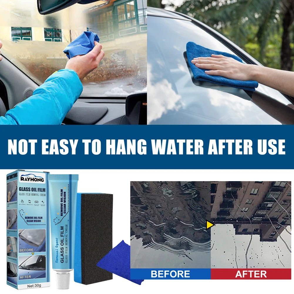 Glass Oil Film Removing Paste 30g Auto Car Glass Polishing Glass Oil Film Removing Paste Clean Polish Paste Glass Sponge
Glass Oil Film Removing Paste 30g Auto Car Glass Polishing Glass Oil Film Removing Paste Clean Polish Paste Glass Sponge
