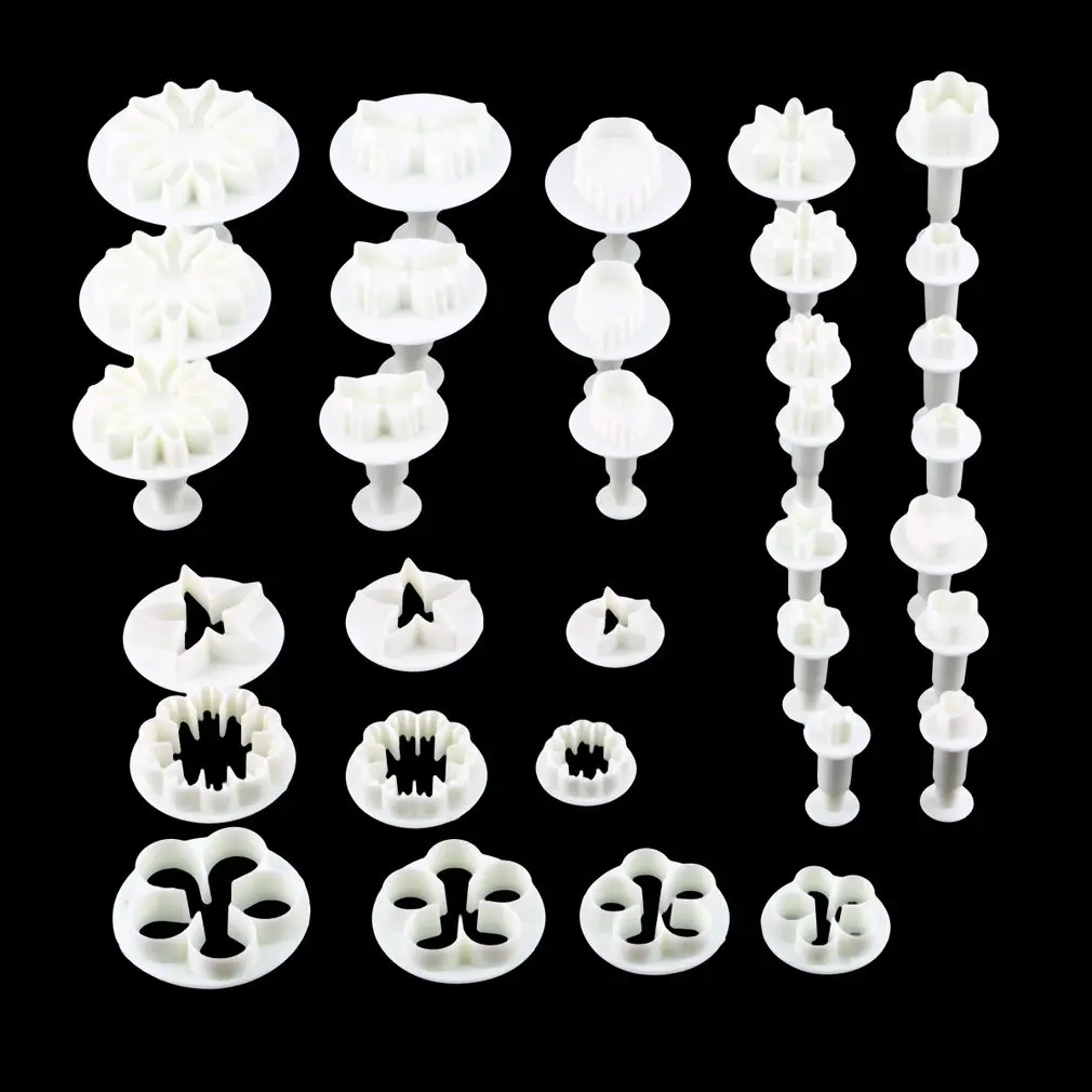 33 Pcs Sugar Craft Cake Decorating Fondant Icing Cutters Plungers Mold Tool Set Cake Decorating Tools Flower Set
33 Pcs Sugar Craft Cake Decorating Fondant Icing Cutters Plungers Mold Tool Set Cake Decorating Tools Flower Set