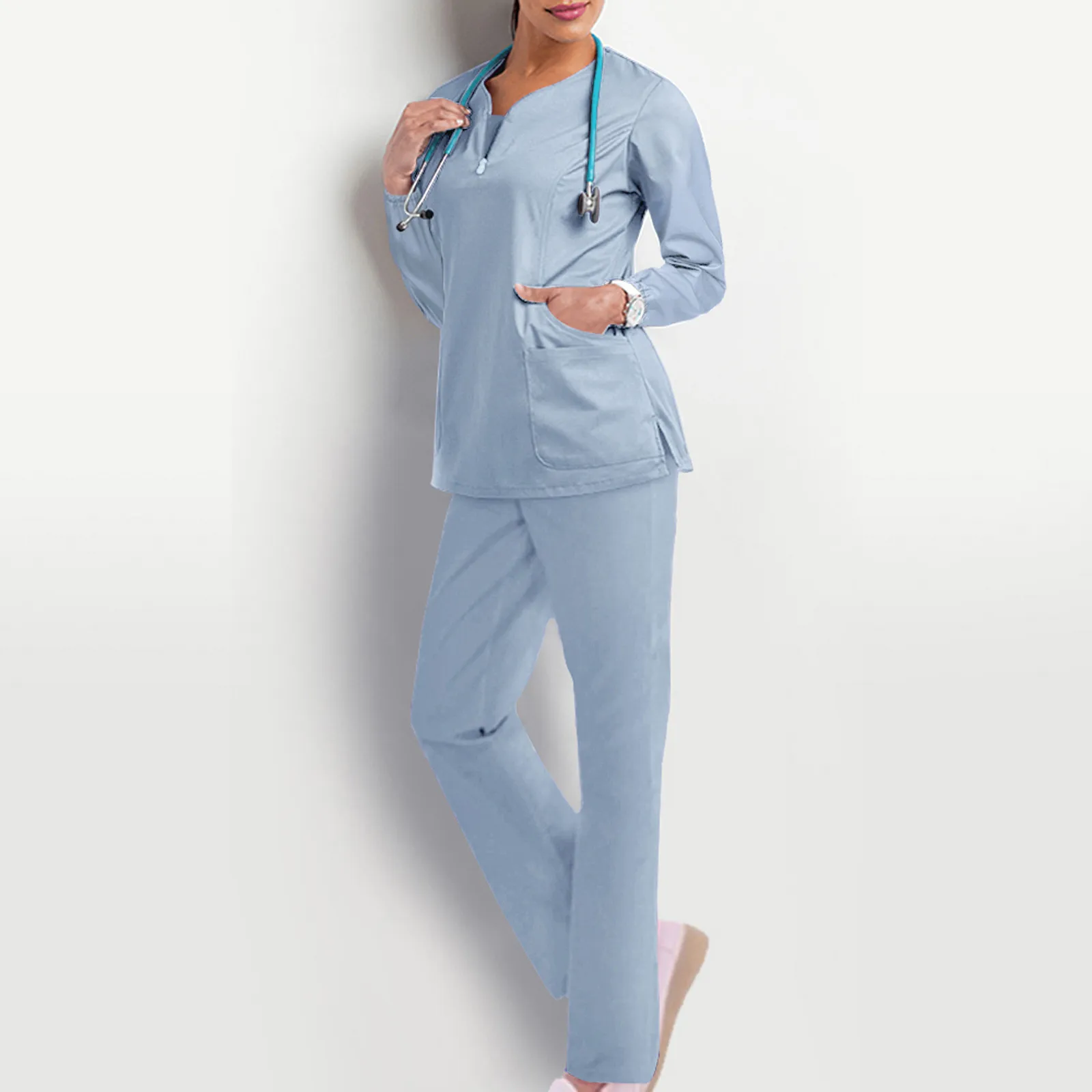 Elastic High Quality Wholesale Operating Room Medical Uniform Set Short Sleeve Nurse Nursing Accessories Tops Pants Scrubs Suit
Elastic High Quality Wholesale Operating Room Medical Uniform Set Short Sleeve Nurse Nursing Accessories Tops Pants Scrubs Suit
