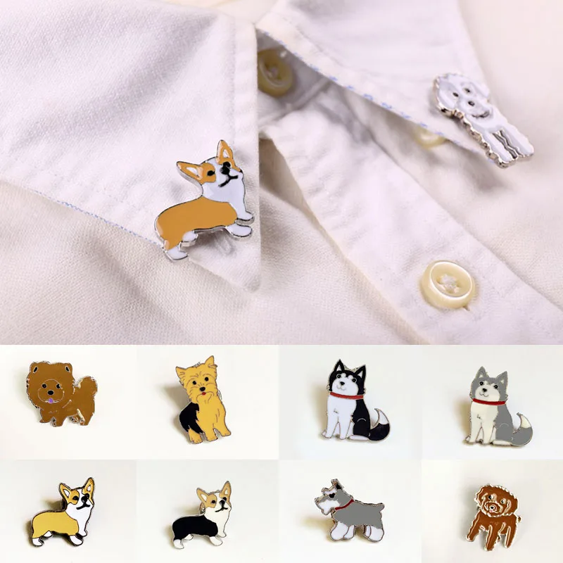 New Cute Cartoon Dog Brooches Dachshunds Corgi Dogs Brooches Pins Badge Coller Decorated Dog brooch Jewelry Clothing Accessory
New Cute Cartoon Dog Brooches Dachshunds Corgi Dogs Brooches Pins Badge Coller Decorated Dog brooch Jewelry Clothing Accessory