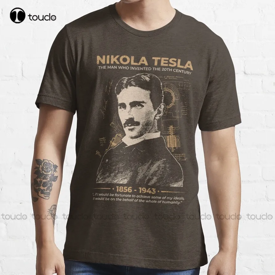 Nikola Tesla T-Shirt Baseball Tee Shirts Custom Aldult Teen Unisex Digital Printing Tee Shirt Xs-5Xl Cotton Christmas Gift New
Nikola Tesla T-Shirt Baseball Tee Shirts Custom Aldult Teen Unisex Digital Printing Tee Shirt Xs-5Xl Cotton Christmas Gift New